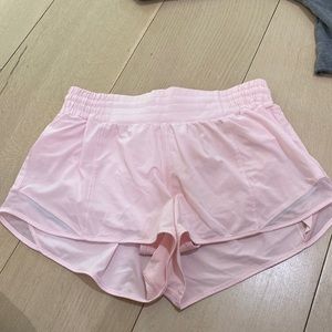 Real lululemon strawberry milkshake hotty hot shorts